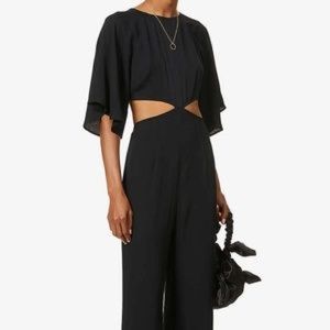 Reformation cornelia Black Jumpsuit